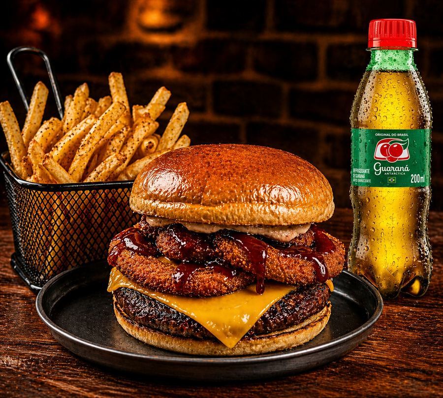 Combo Hamburguer Artesanal Nordestino Onions do Sertão