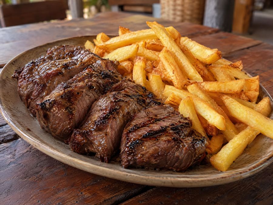 Filé da Oxente com fritas